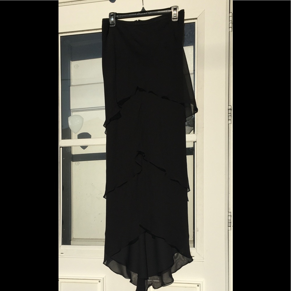 Chetta B Black Maxi Skirt